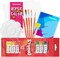 Acrylic Painting Kit - 12 Colors Acrylic Paint Tubes, 9X12 Inch/ 2 Pack Canvas Panels, 5 Paint Brushes, Palette & Sponge - Canvas Painting Kit for Adults, Beginners